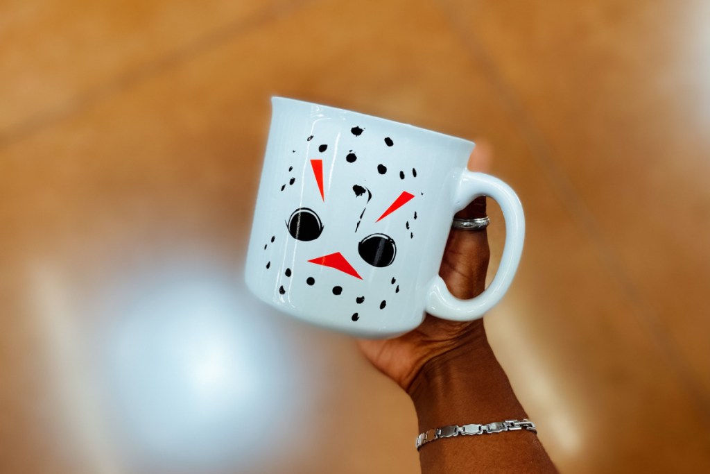 Jason mask coffee mug