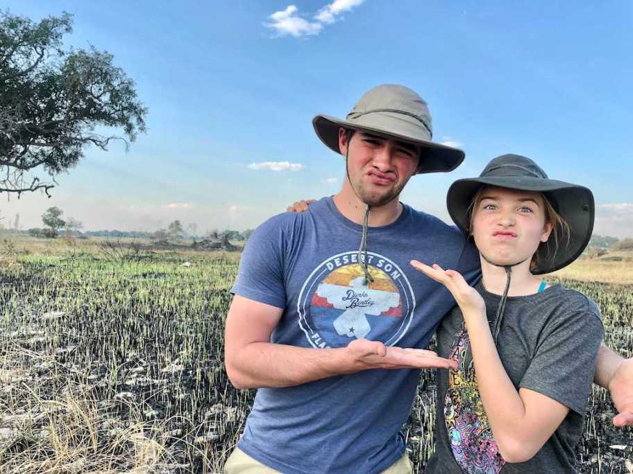 two kids on vacation in Africa experience gift ideas