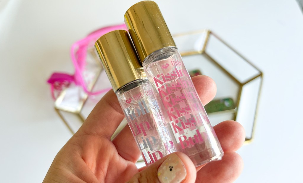 tinte cosmetics kissing potion and rollerball lip potion
