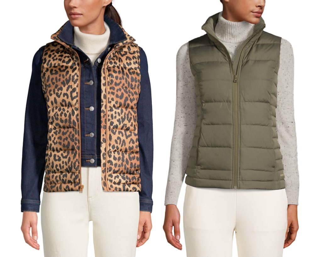 lands end womens vest