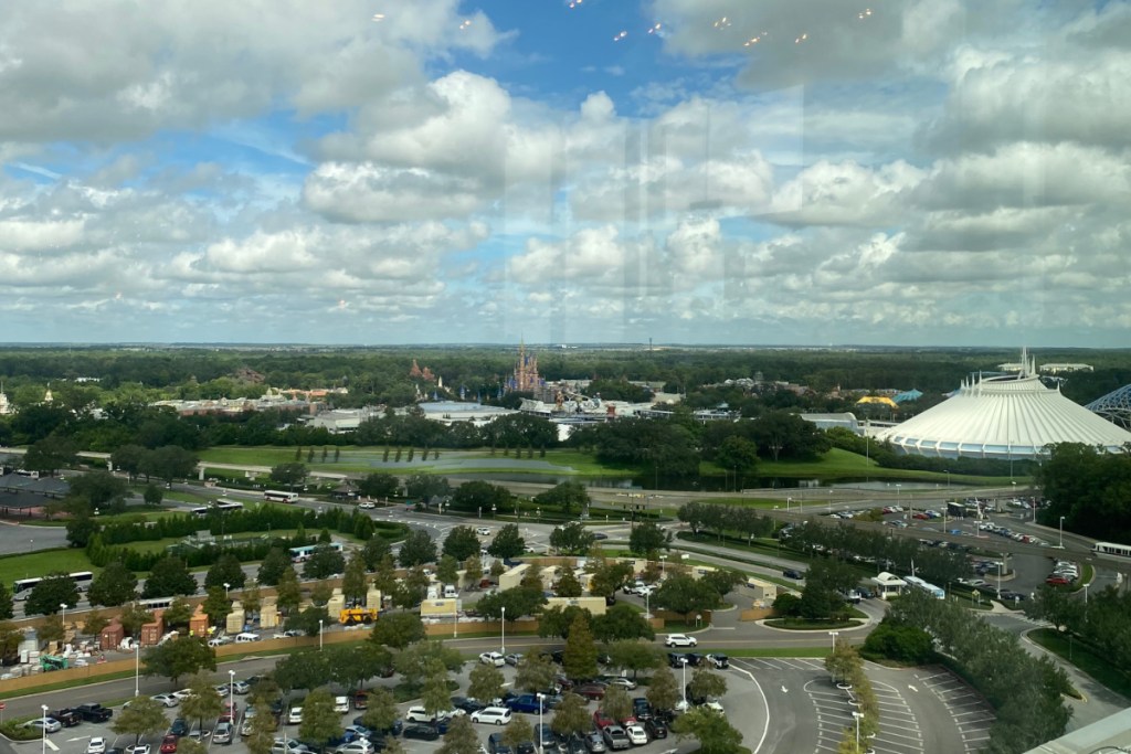 Magic Kingdom from top of Contemporary Resort