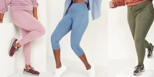 ** Old Navy Women’s & Girls CozeCore Joggers & Leggings from $12 (Regularly $30) | Includes Plus Sizes