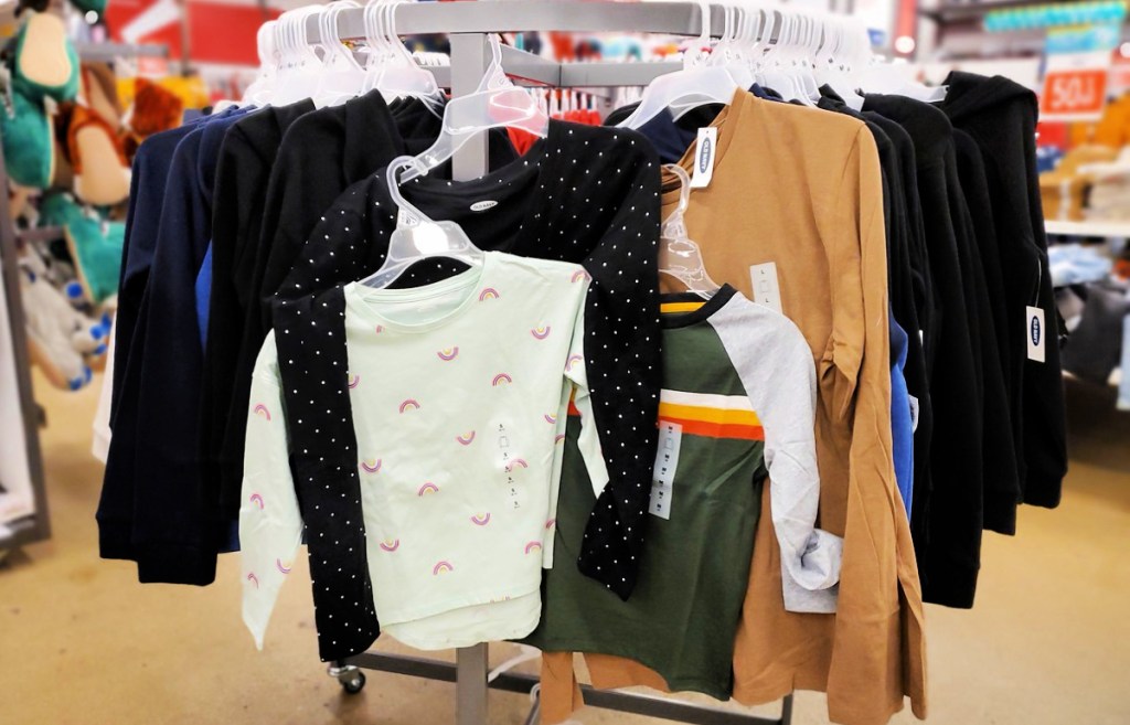 old navy long sleeve tops for the family