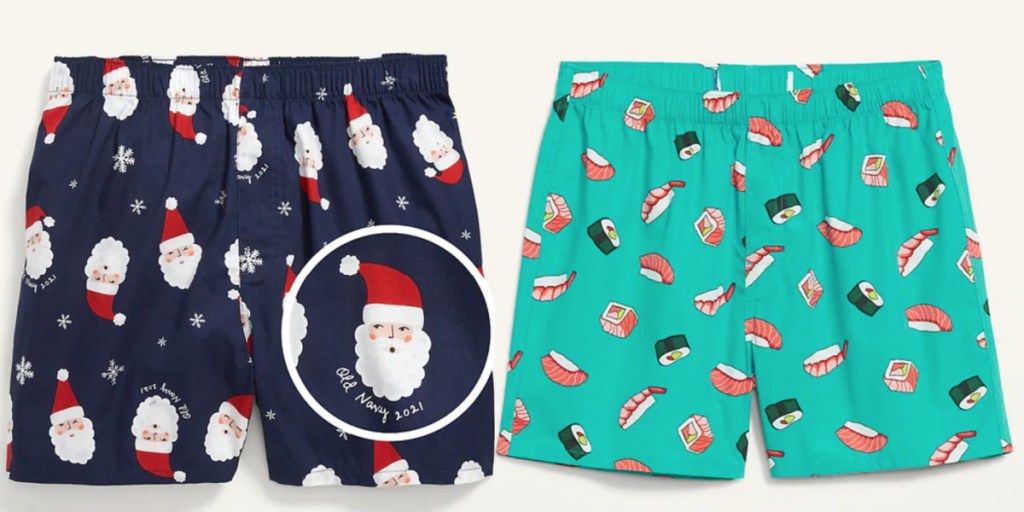 santa and sushi underwear