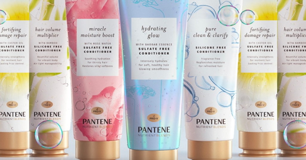 pantene premium shampoo bottles