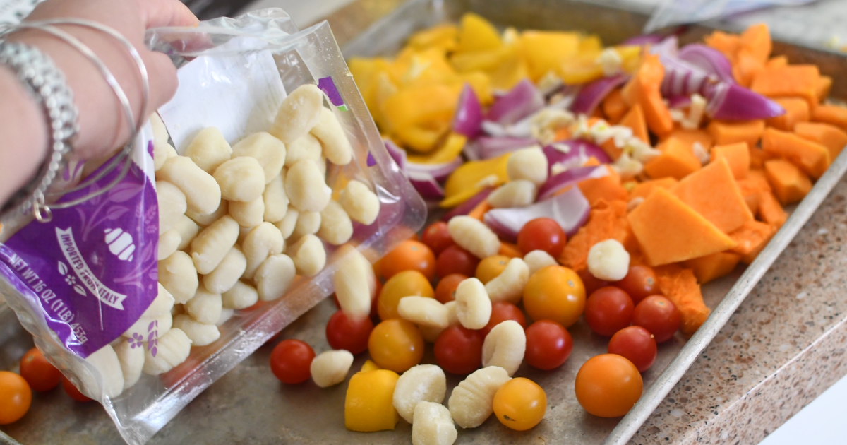 Easy Sheet Pan Gnocchi Pasta Bake - Meatless Meal Idea | Hip2Save