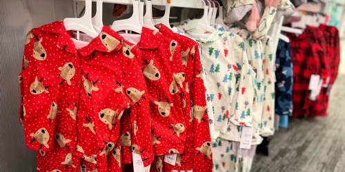 Carter’s Toddler Holiday Pajama Sets Just $10 on Target.com