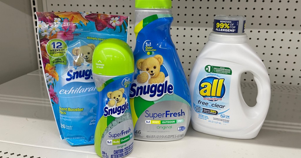 snuggle all laundry detergent
