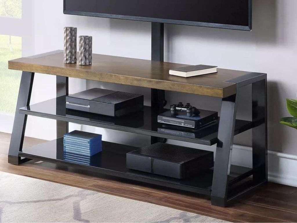 TV stand in living room