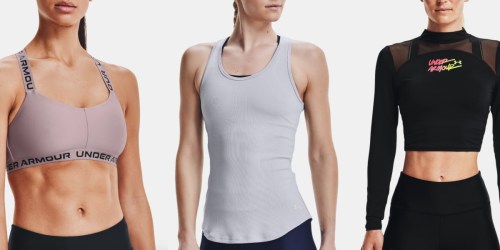 Under Armour Women’s Workout Apparel from $9 Shipped | Save on Sports Bras, Shorts, Leggings, & More