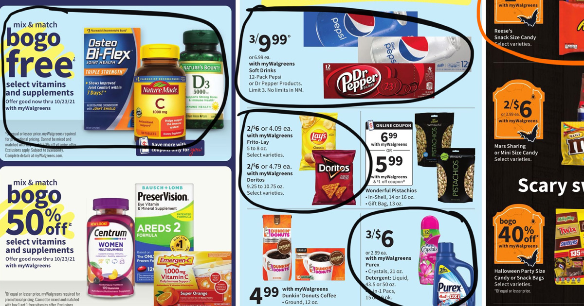 Walgreens Ad Scan for the Week of 10/10/21 10/16/21 (We’ve Circled