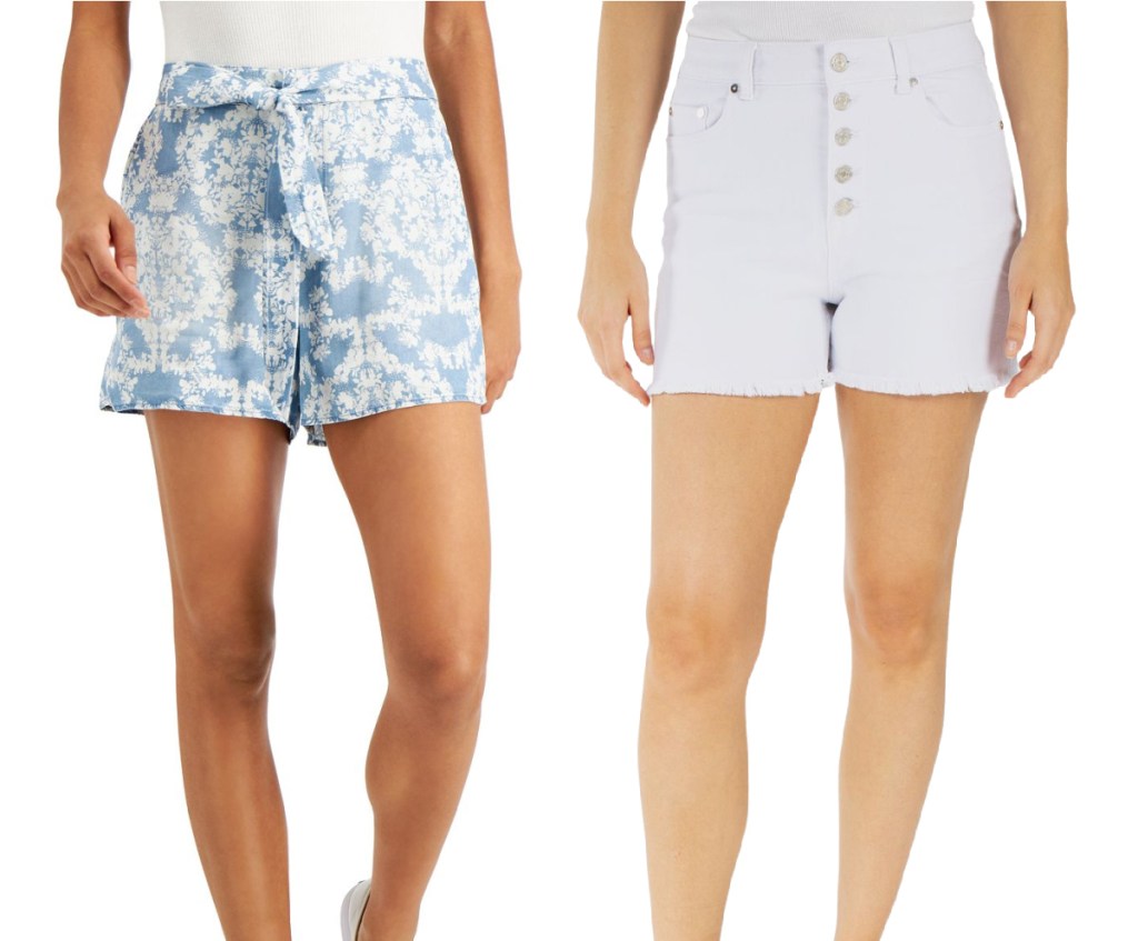 women's jean shorts from macy's