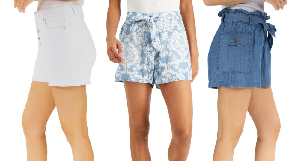 women's jean shorts from macy's