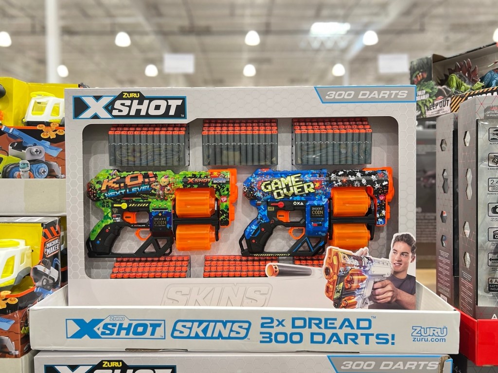 X-shot gift set containing 2 blasters