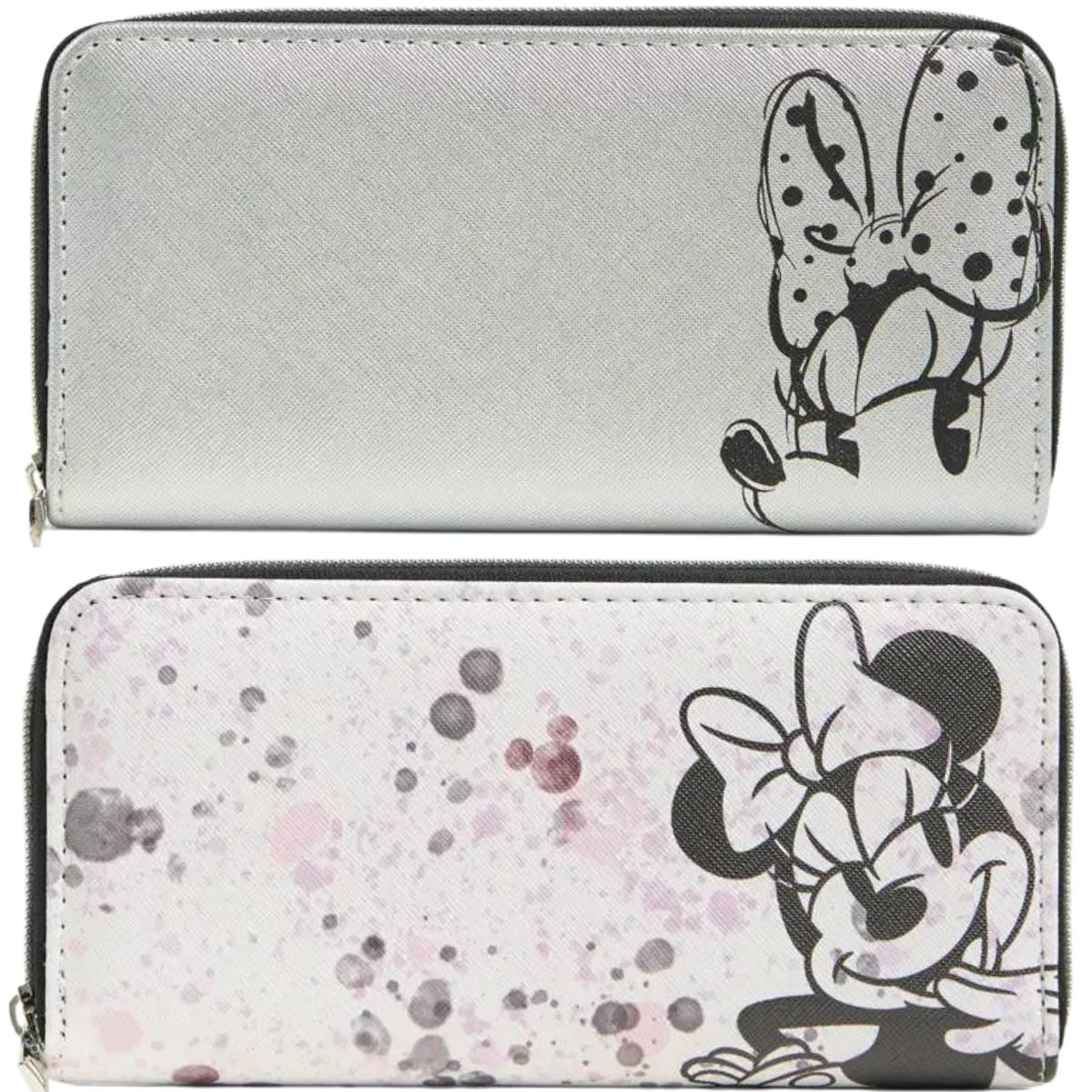 Minnie mouse zip around wallets
