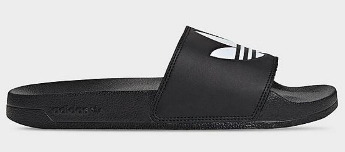 adidas men's originals adilette slides in black