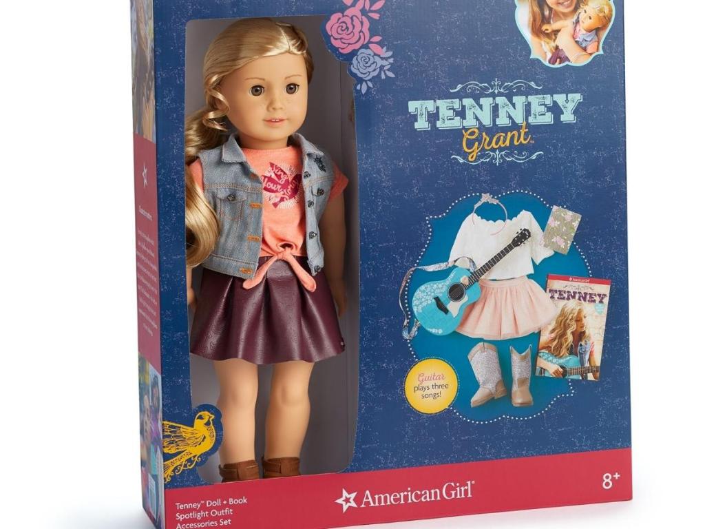 american girl tenney doll set with accessories and outfit