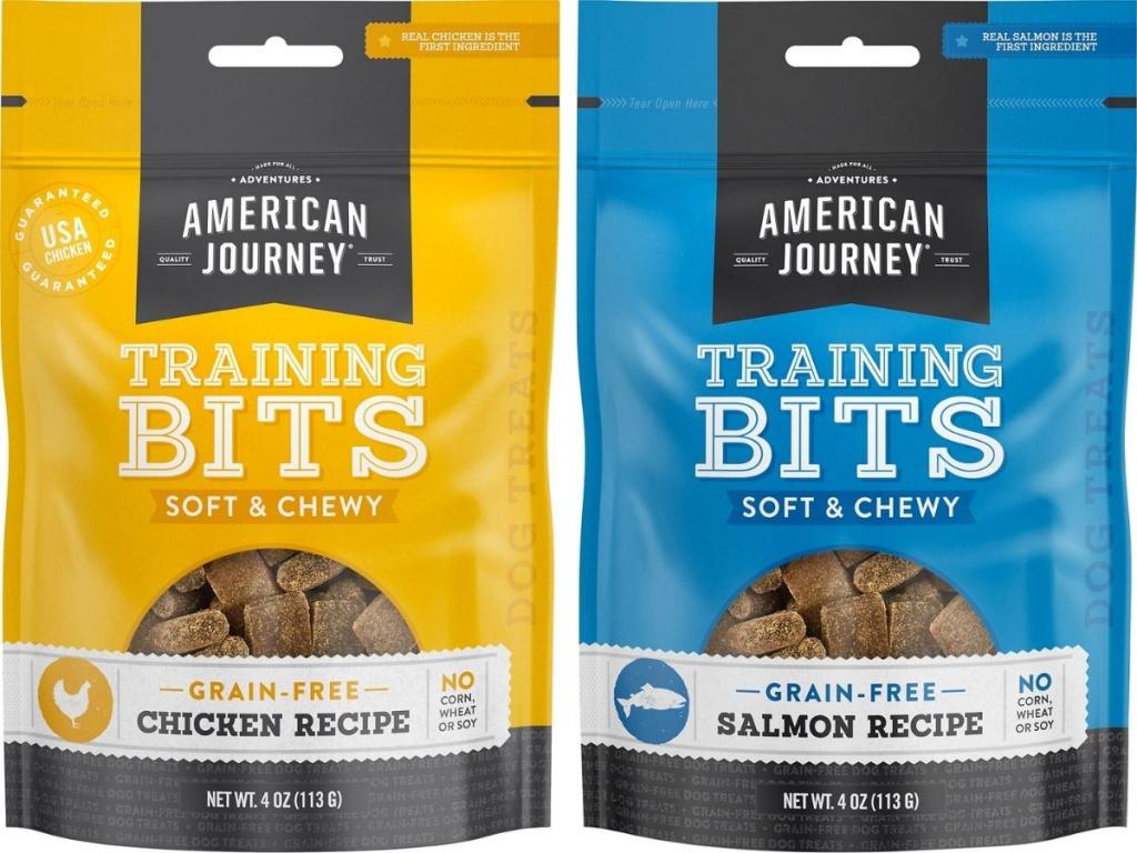 American Journey Soft & Chewy Training Bits, Chicken and Salmon Recipes