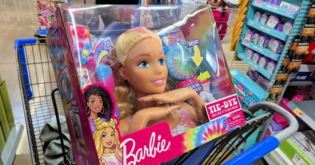 Barbie Just Play Tie-Dye Deluxe 22-Piece Styling Head