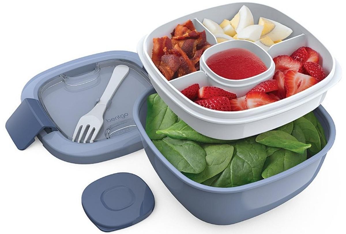 Bentgo Salad Lunch Container in Slate
