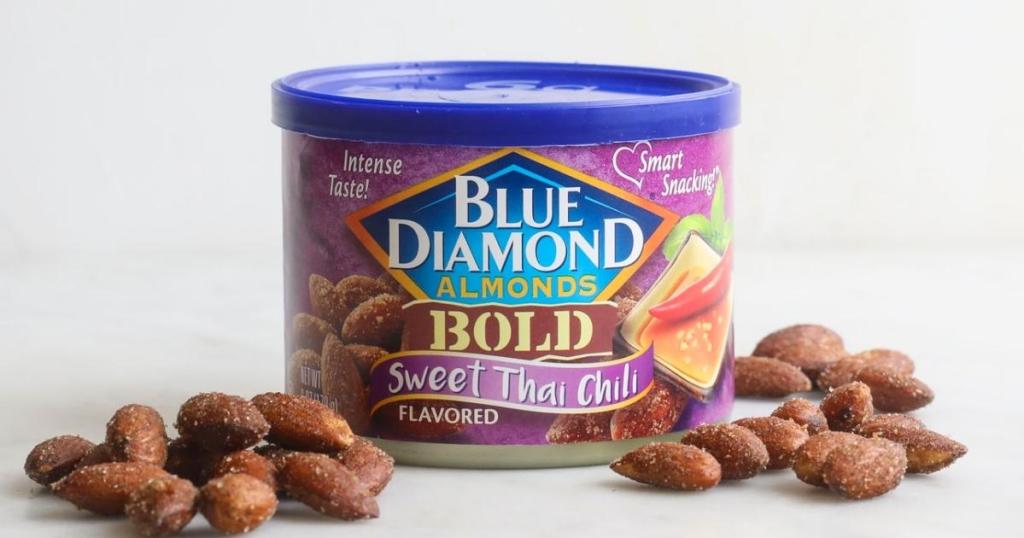 Blue Diamond Almonds Bold 6oz Can - Sweet Thai Chili