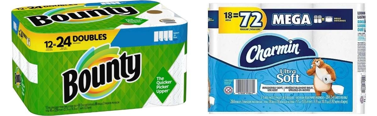 Bounty & Charmin Rolls