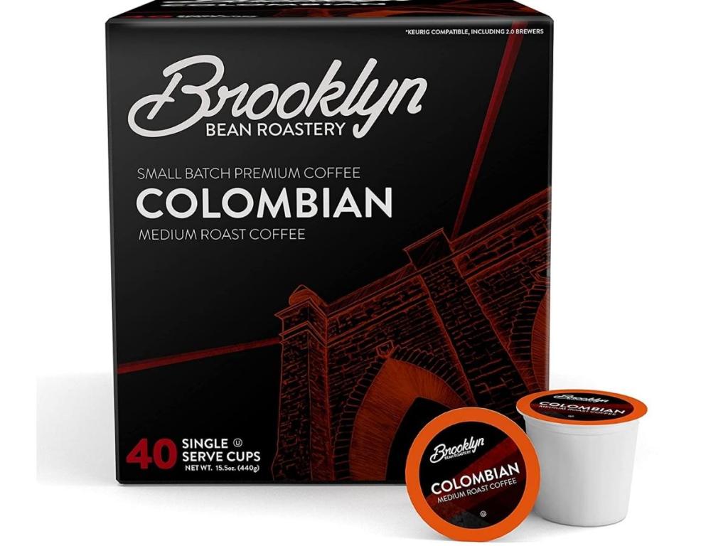 Brooklyn Beans Coffee K Cup 40-Count, Colombian