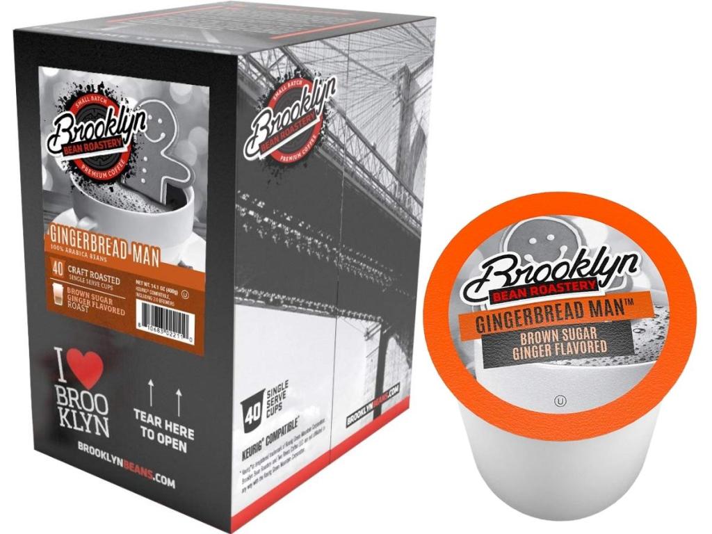 Brooklyn Beans Coffee K Cup 40-Count, Maple Sleigh
