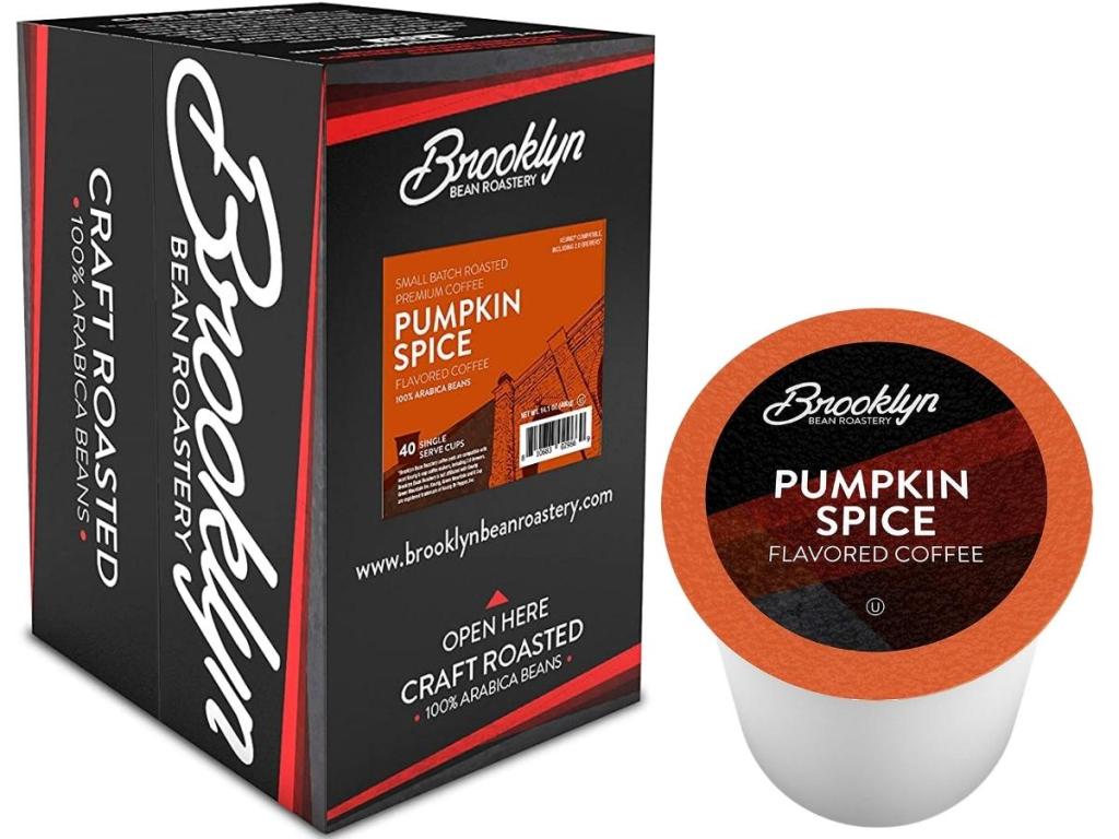 Brooklyn Beans Coffee K Cup 40-Count, Pumpkin Spice