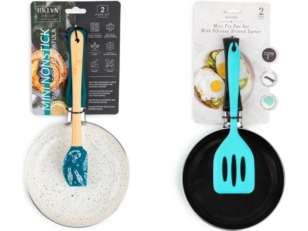 brooklyn steel co fry pan sets with spatula and turner