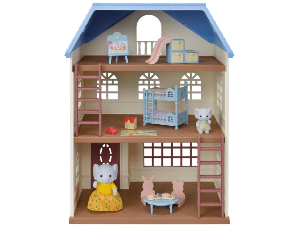 calico critters sky blue terrace playset