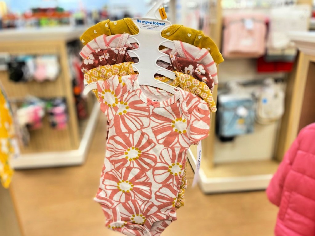 Carter's Baby Girl 5-Pack Short-Sleeve Bodysuits