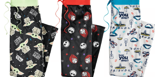 Character Pajama Pants Only $8.49 on Kohl’s.com (Regularly $24) | Star Wars, Disney, Friends, & More
