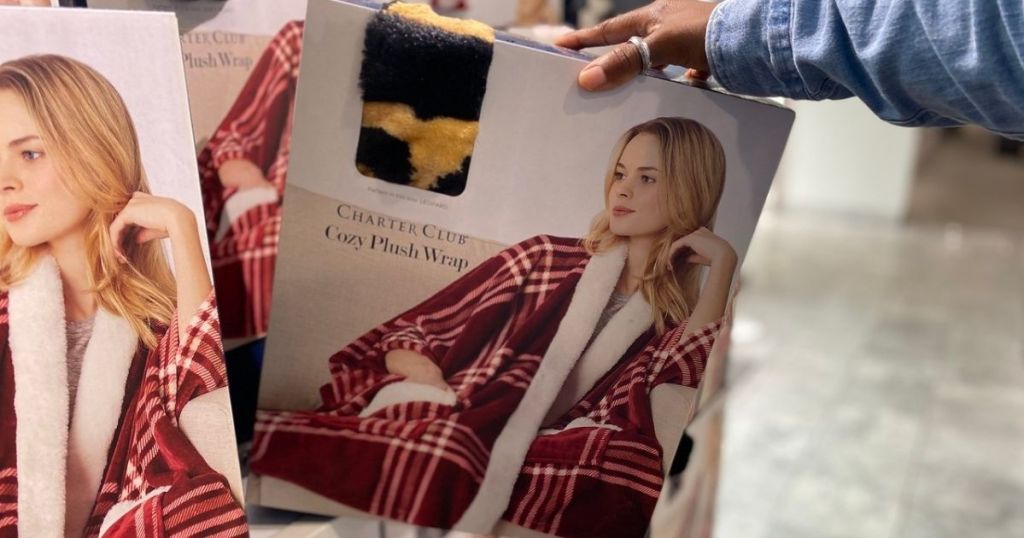 Charter Club Cozy Plush Wrap