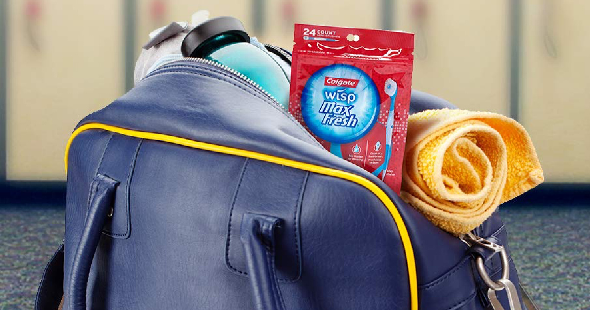 Colgate Wisp Disposable Mini Toothbrushes 96-Count Only $15.57 Shipped on Amazon