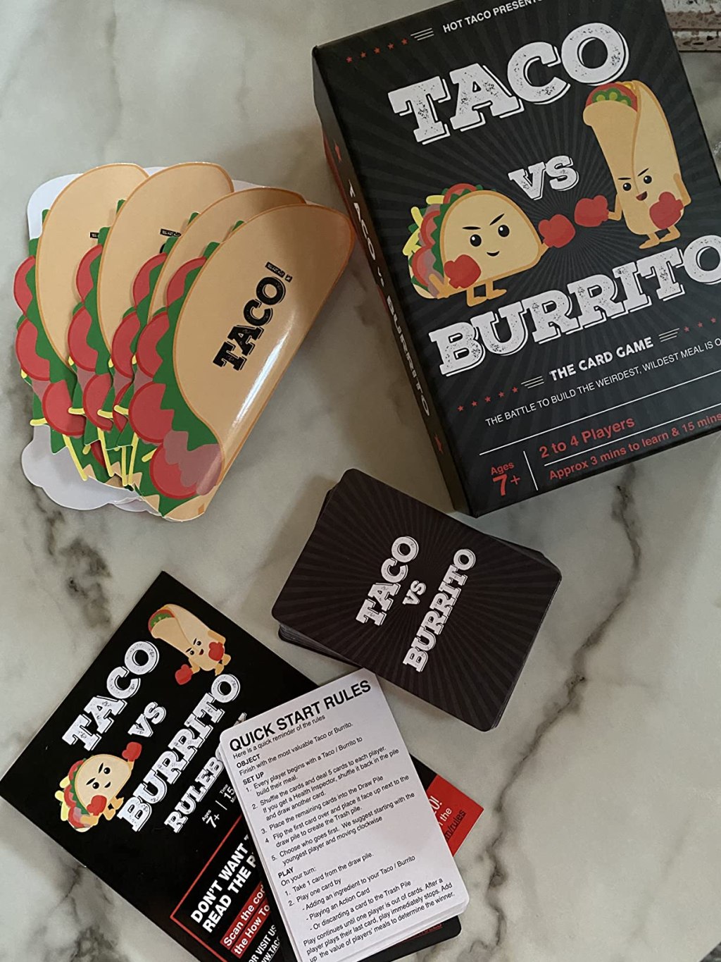 Contents of Taco vs Burrito