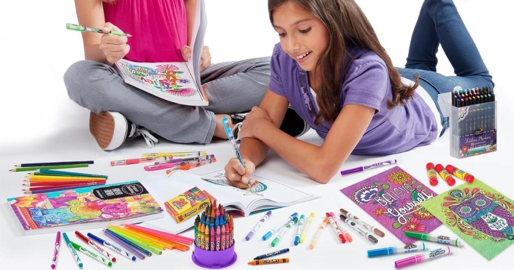 Cra-Z-Art Timeless Creations The Art of Coloring Coloring Studio with Case