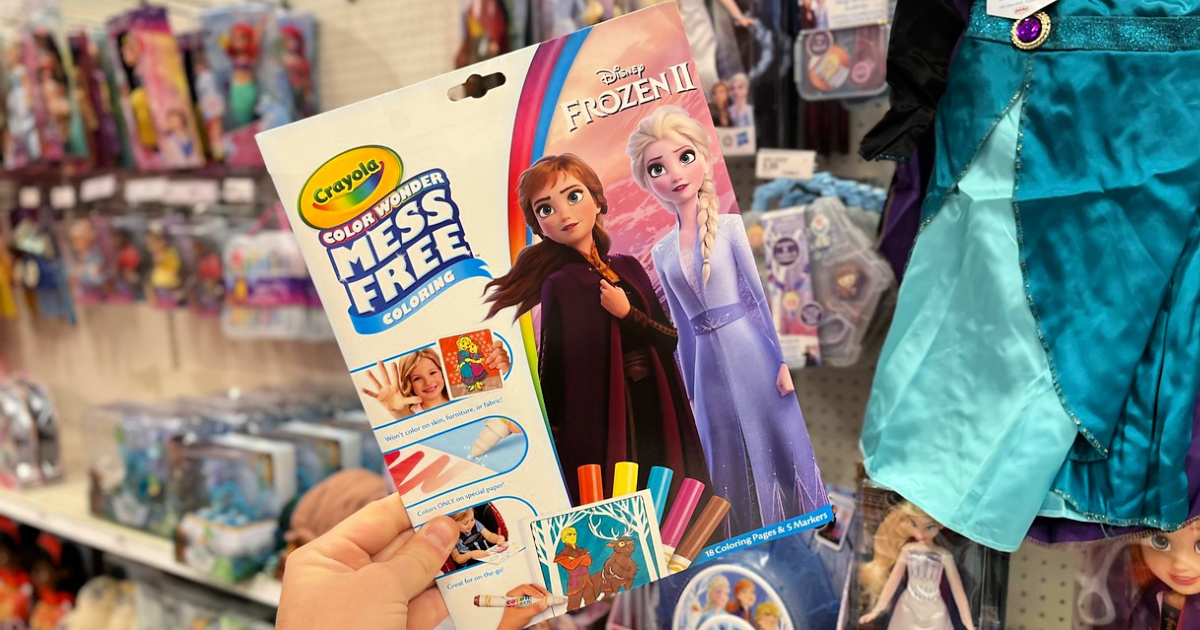 Crayola Color Wonder Coloring Books from 3.36 on Amazon Disney