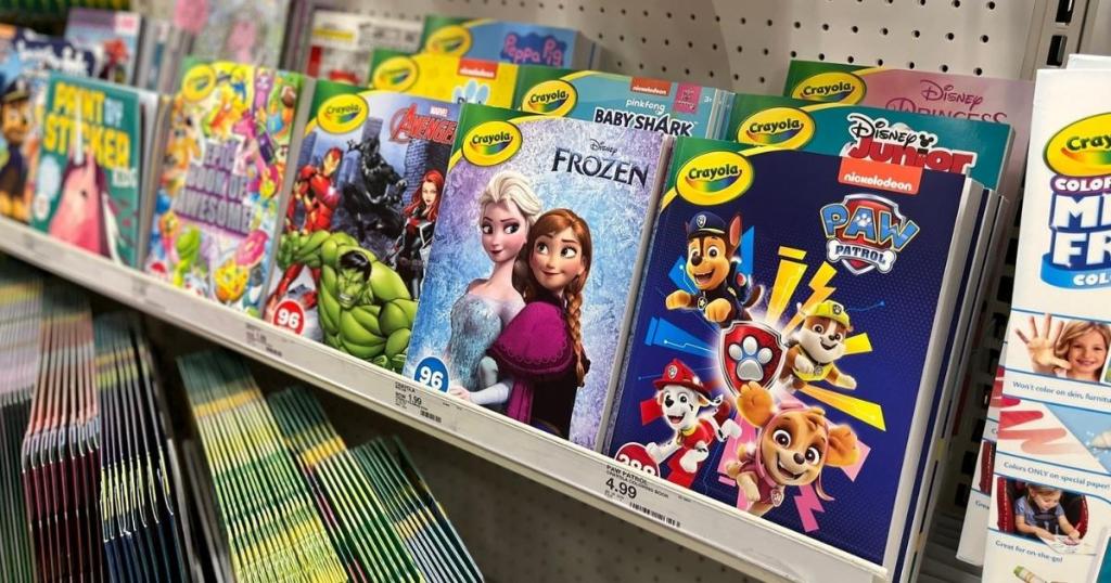 Crayola Coloring Books w/ Stickers from $1.30 Each on Target.com (Easy ...