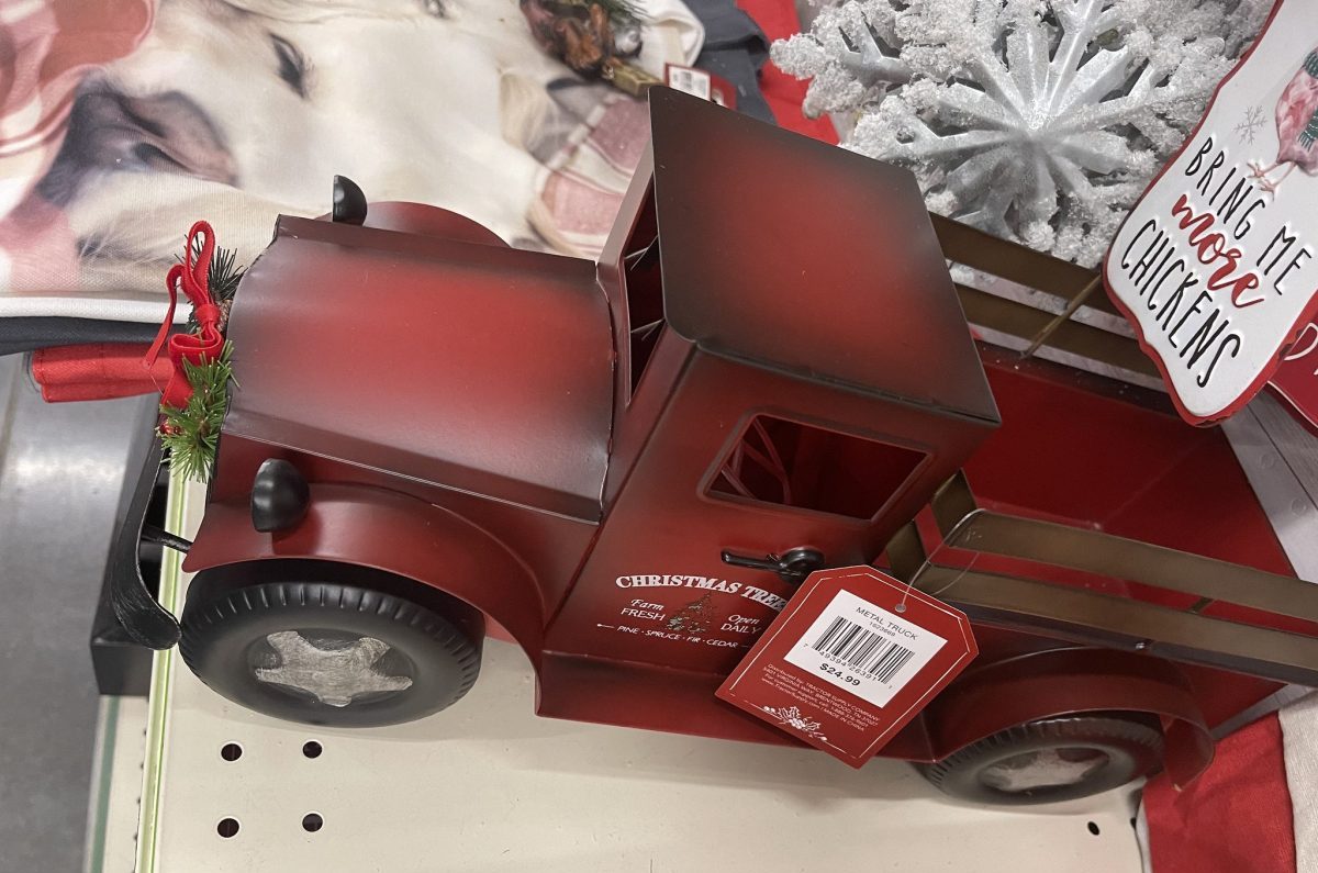Red Shed Decorative Metal Truck