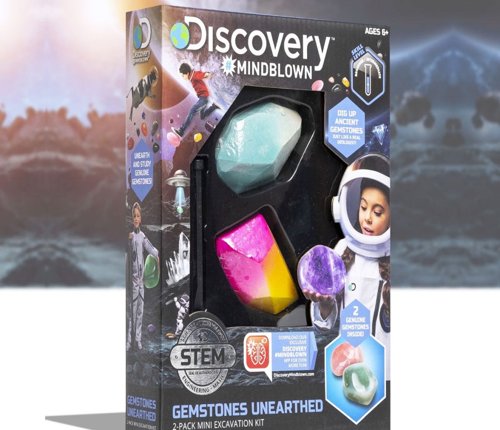 discovery kids gemstone excavation kit