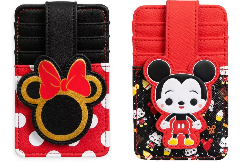 minnie and mickey card wallets