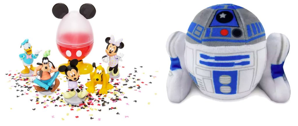 disney mystery egg and mini r2d2 plush