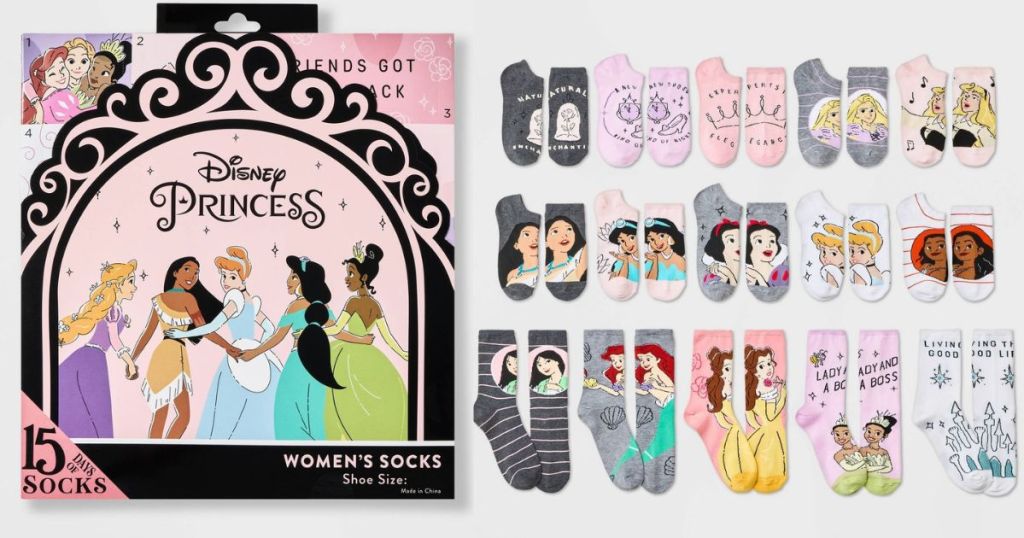 Disney Princess Sock Advent Calendar