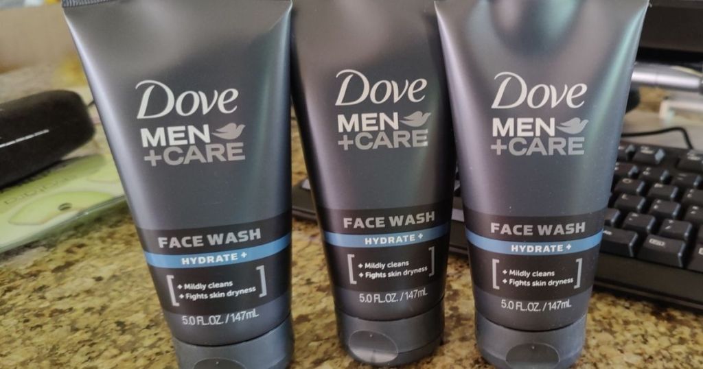 3 Dove Men+Care Face Wash