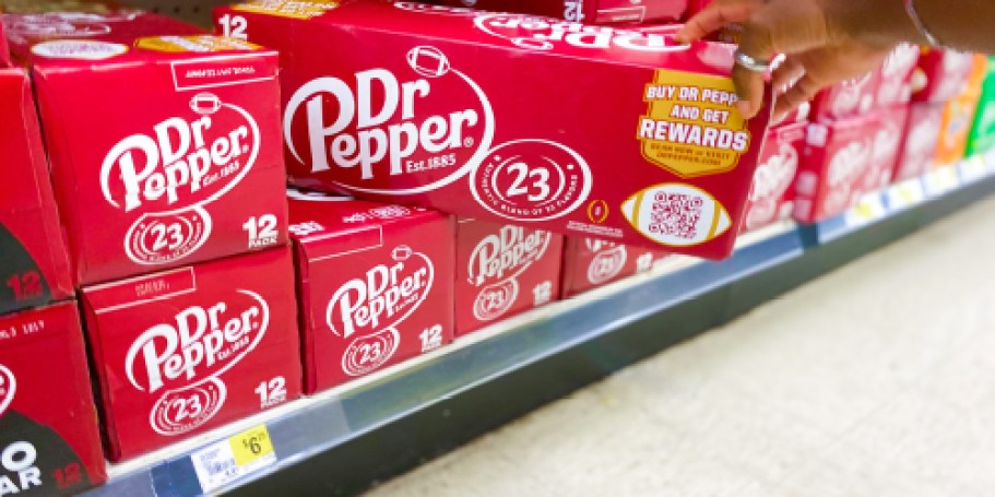 Soda 12-Packs from $4.91 Each Shipped on Amazon (Dr Pepper, Sunkist, Pepsi & More)