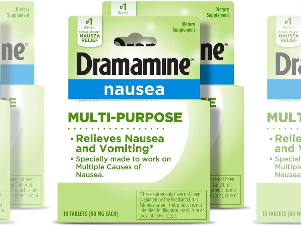 Dramamine Nausea Multi-Purpose Formula 18-Count 2-Pack