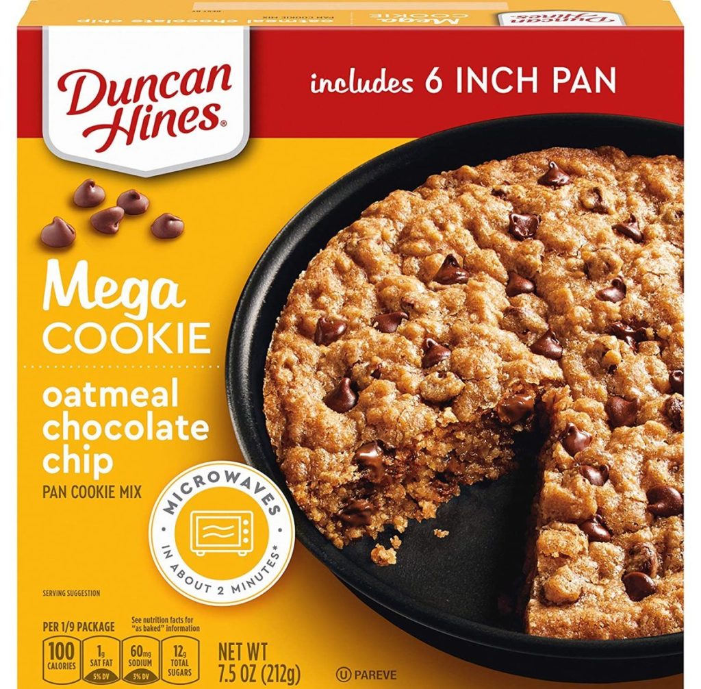 Duncan Hines Mega Cookie Oatmeal