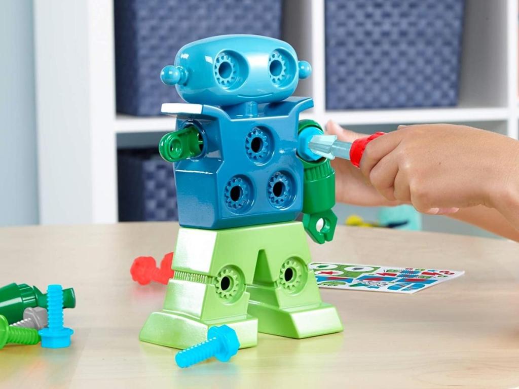 educational insights design and drill robot 23 piece toy