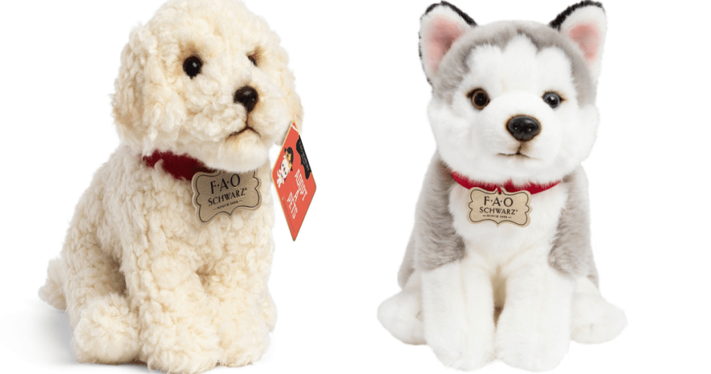 FAO Schwarz Puppy Plush